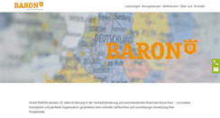 Desktop Screenshot of barongmbh.com